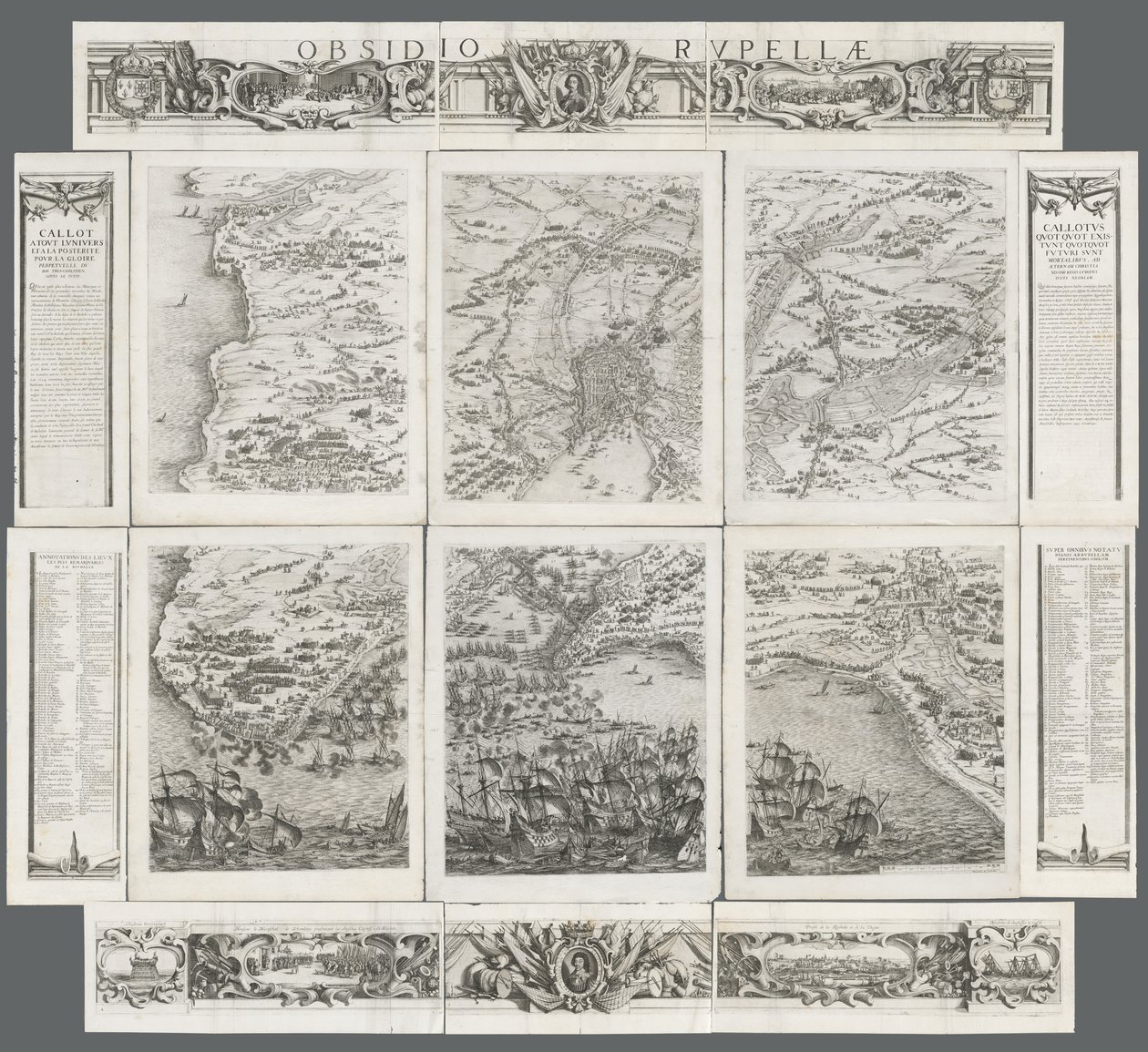 拉罗谢尔的围攻，1628-1630。 作者 以色列亨丽特