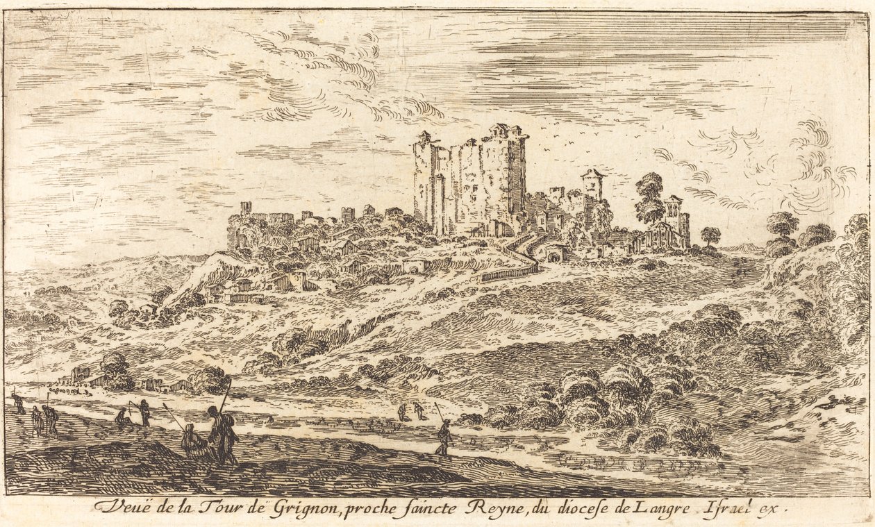 格里尼翁之路（Veue de la Tour de Grignon 作者 以色列·西尔维斯特（IsraëlSilvestre）