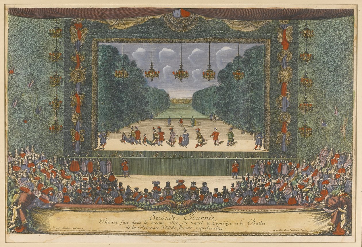 芭蕾公主（La Princessedélide）埃莉斯公主（Melièreand Lully），凡尔赛，1664年，1673年 作者 小以色列人西尔维斯特