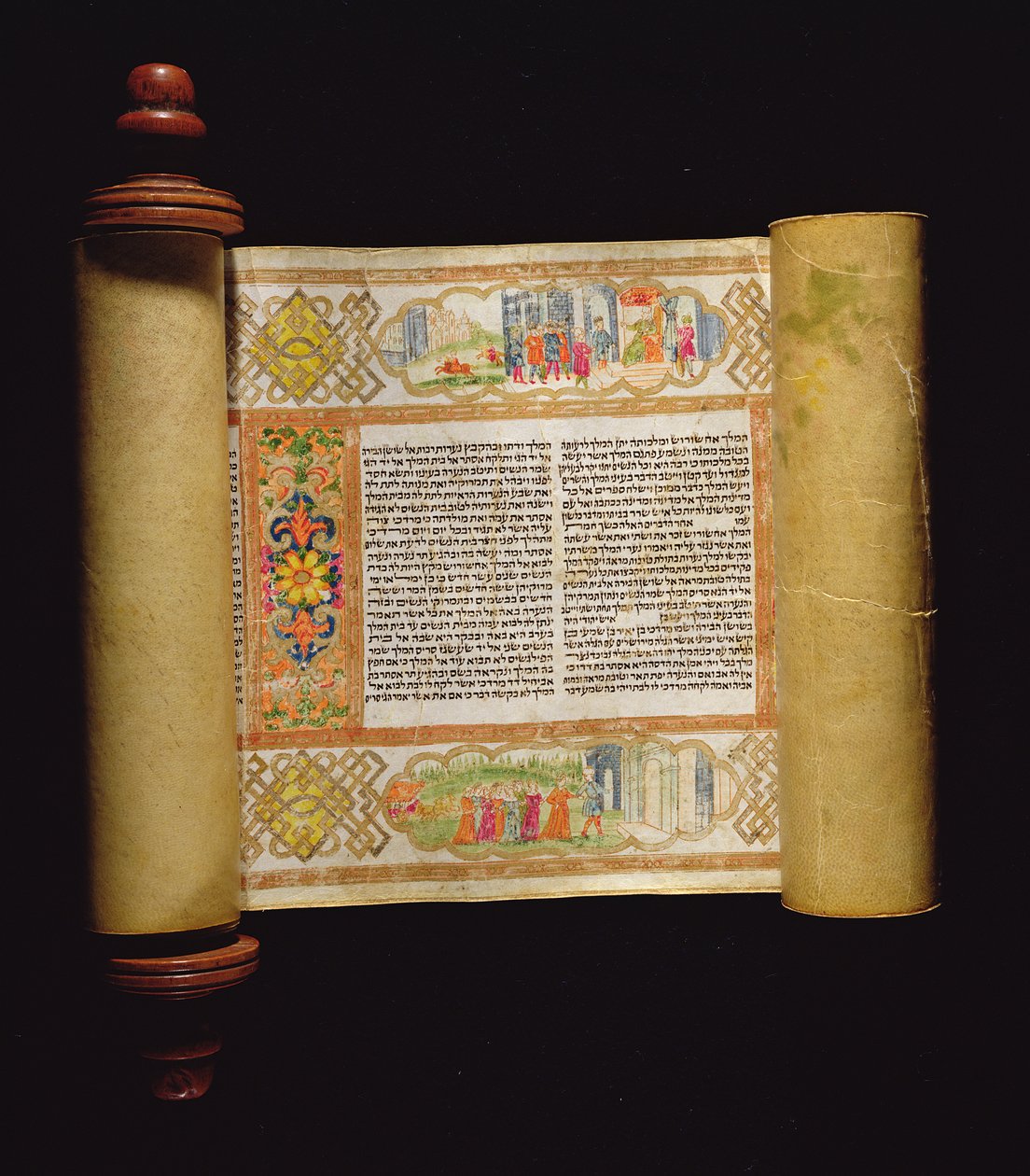 Ms.OR.85埃斯特卷轴，1781年 作者 意大利学校