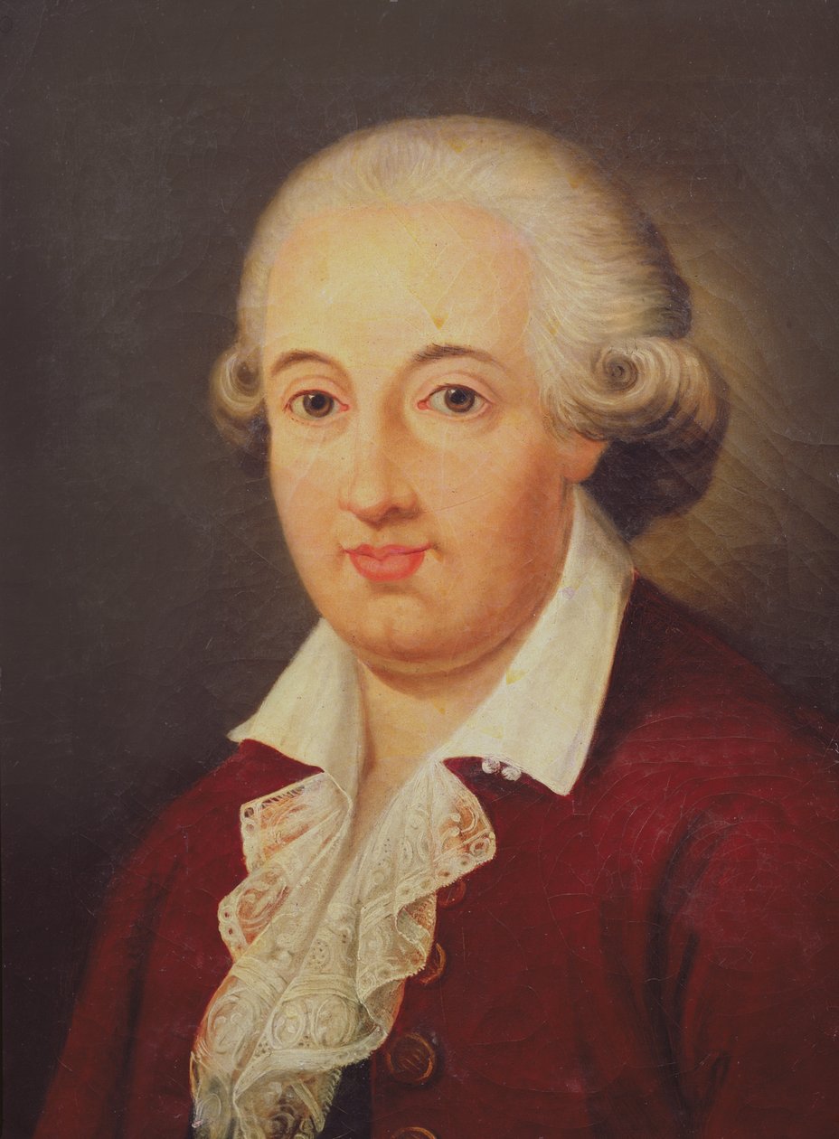 Domenico Cimarosa的肖像（1749-1801） 作者 意大利学校