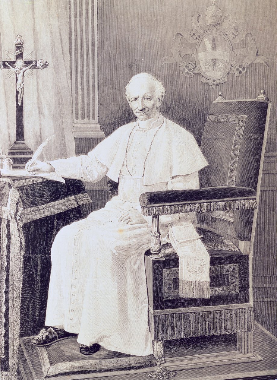 教皇利奥十三世的肖像（1810-1903） 作者 意大利学校