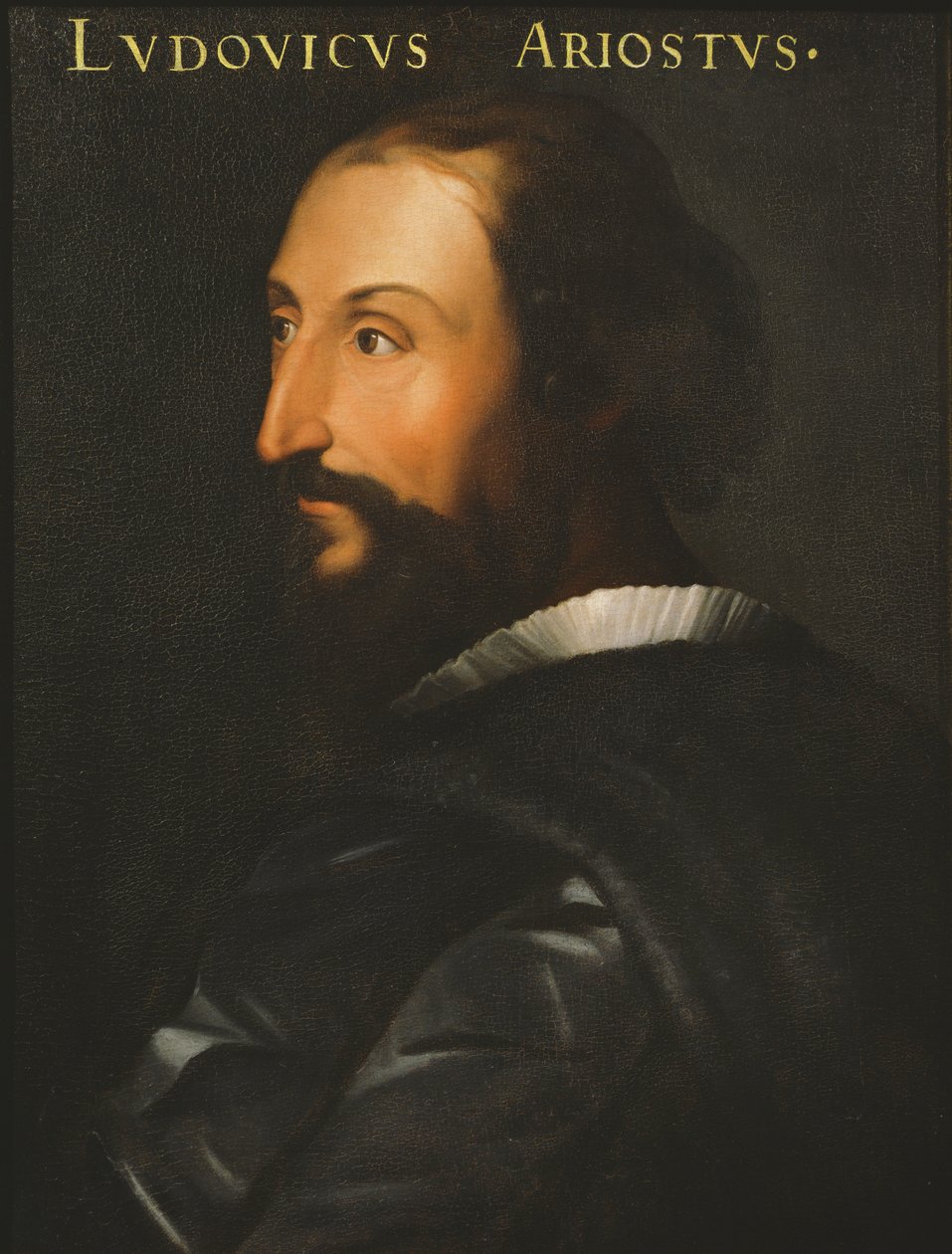 诗人Ludovico Ariosto的肖像 作者 意大利学校