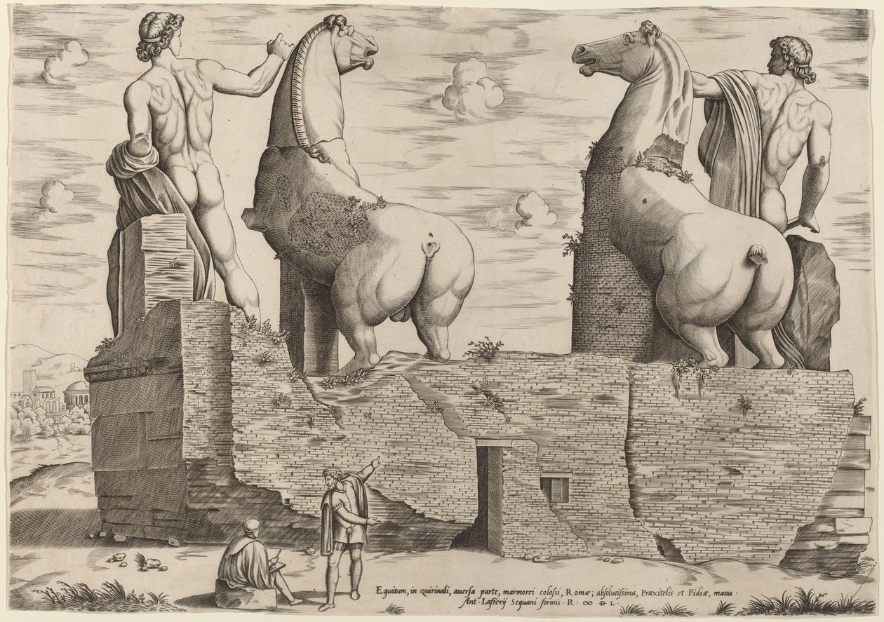 Equitum, in Quirinali, aversa parte 作者 意大利 16 世纪