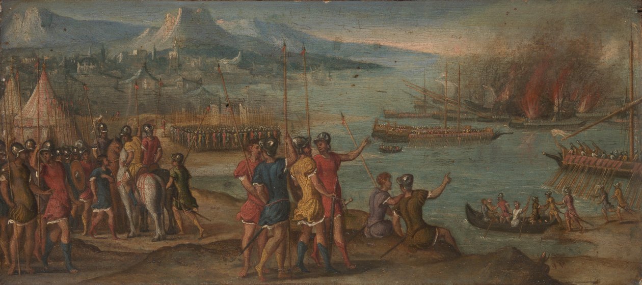 海战c。 1580 作者 意大利大师