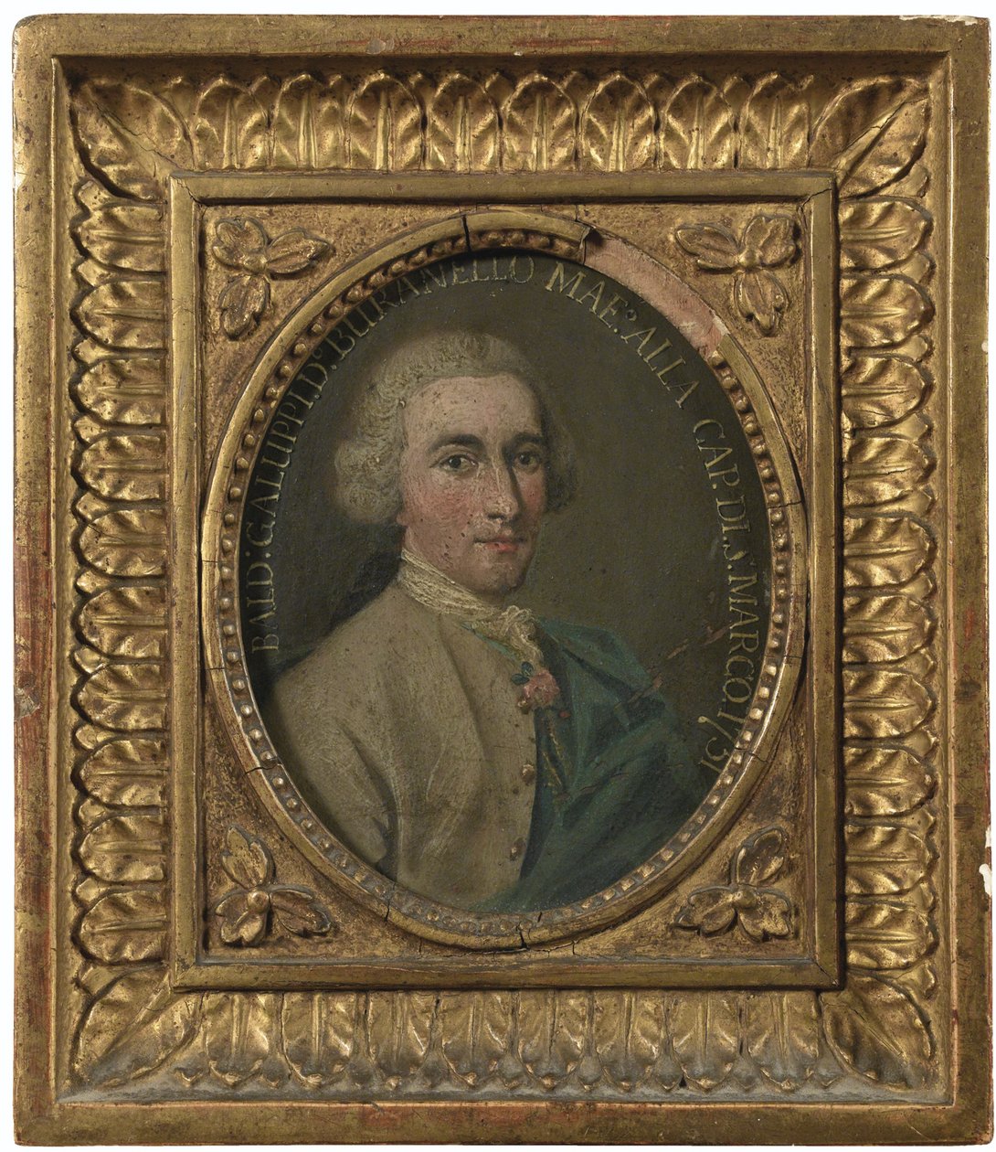 作曲家肖像Baldassare Galuppi 1706-1785，1751年 作者 意大利大师