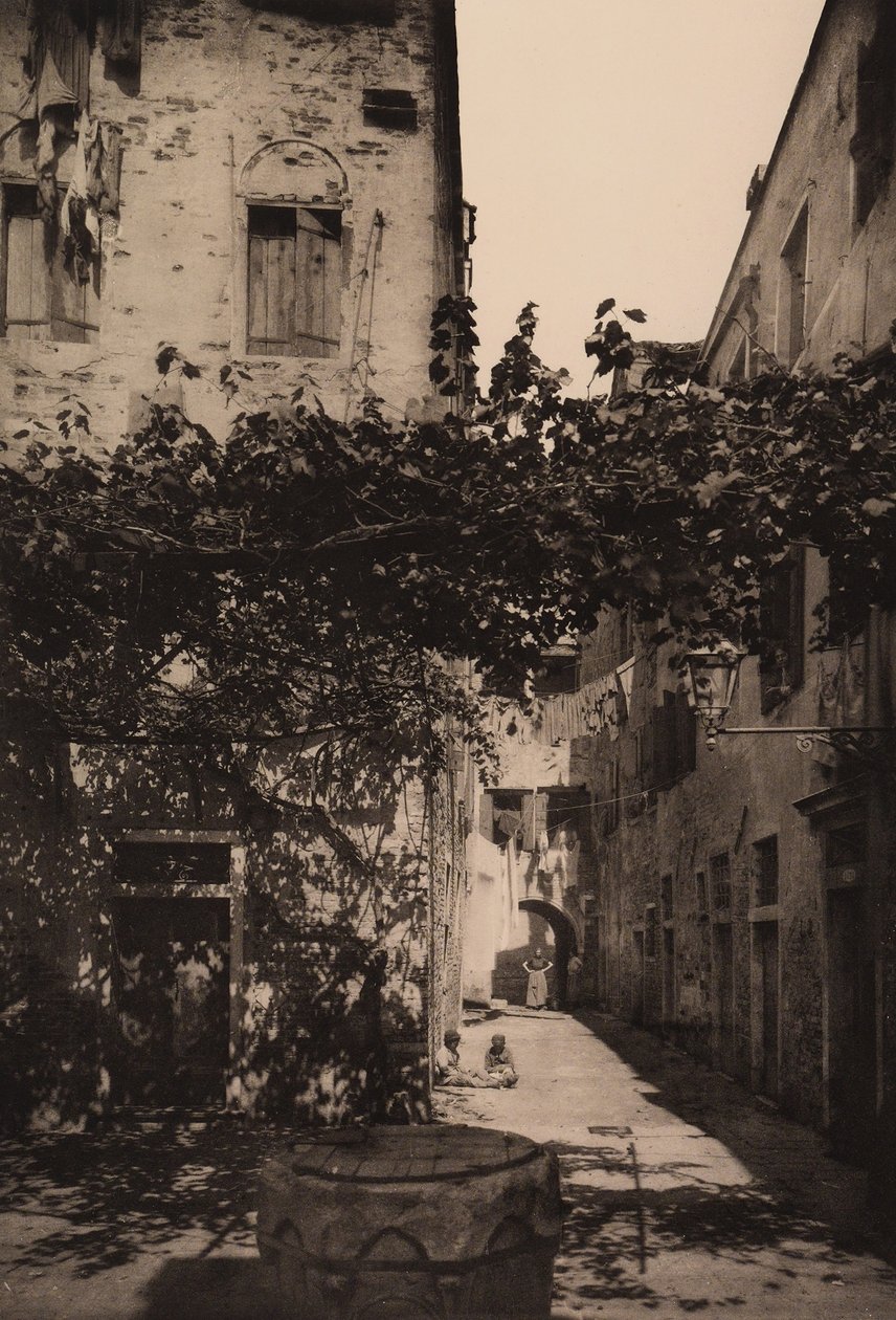 Corte Dolfin在Castello，1892年 作者 意大利摄影师