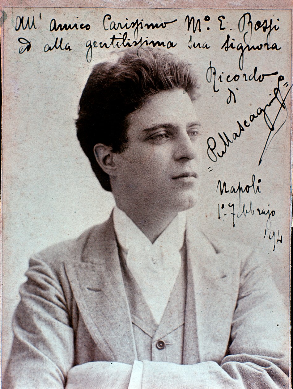 Pietro Mascagni（1863-1945）意大利作曲家画象 作者 意大利摄影师