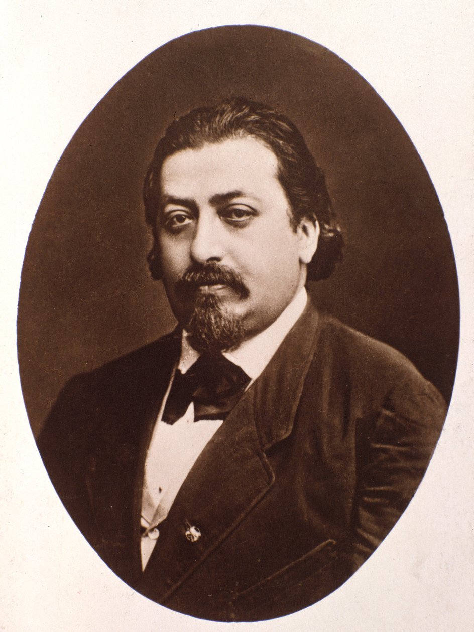 波兰作曲家Henryk Wieniawski的肖像（1835-1880） 作者 意大利摄影师