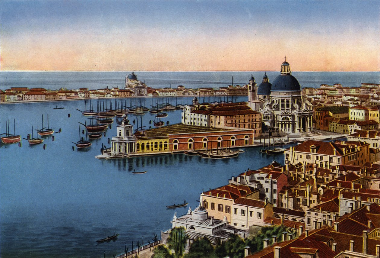 威尼斯/Venezia：从钟楼俯瞰全景（彩色照片） 作者 意大利摄影师