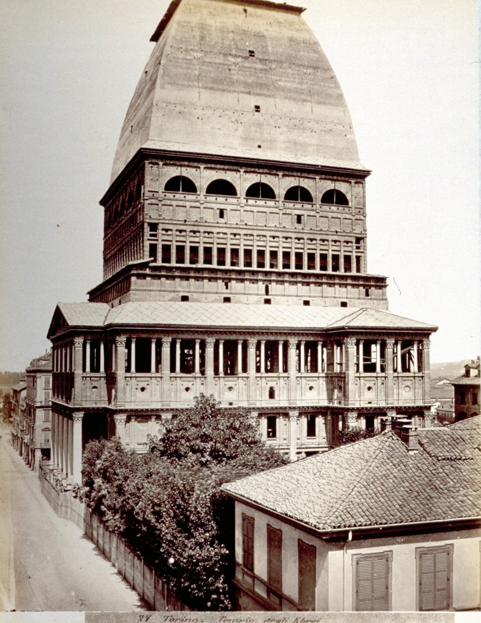 安东内尔鼹鼠的看法在都灵，c.1878 作者 意大利摄影师