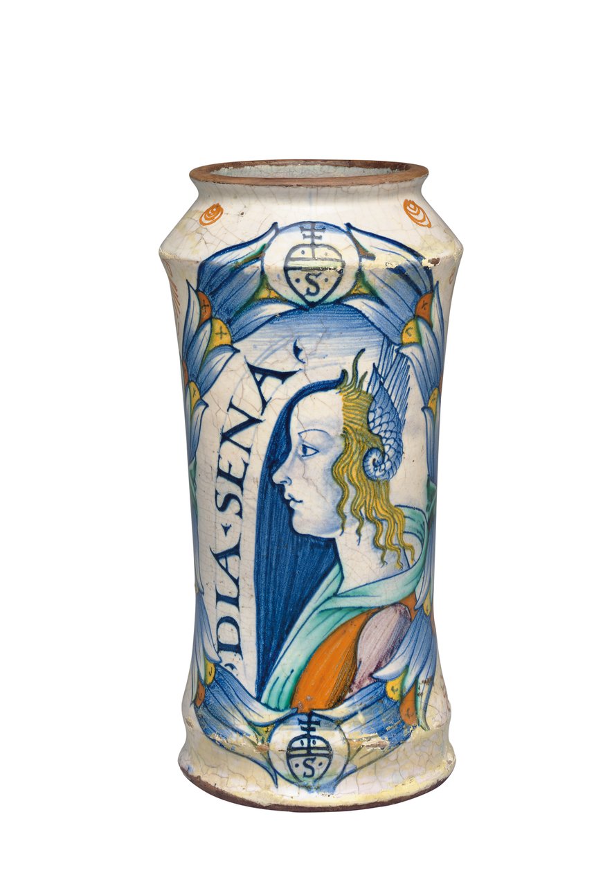 在德拉鲁（Ber Donna）的德鲁塔（Deruta Maiolica），阿尔巴罗（c。1510-20） 作者 意大利学校