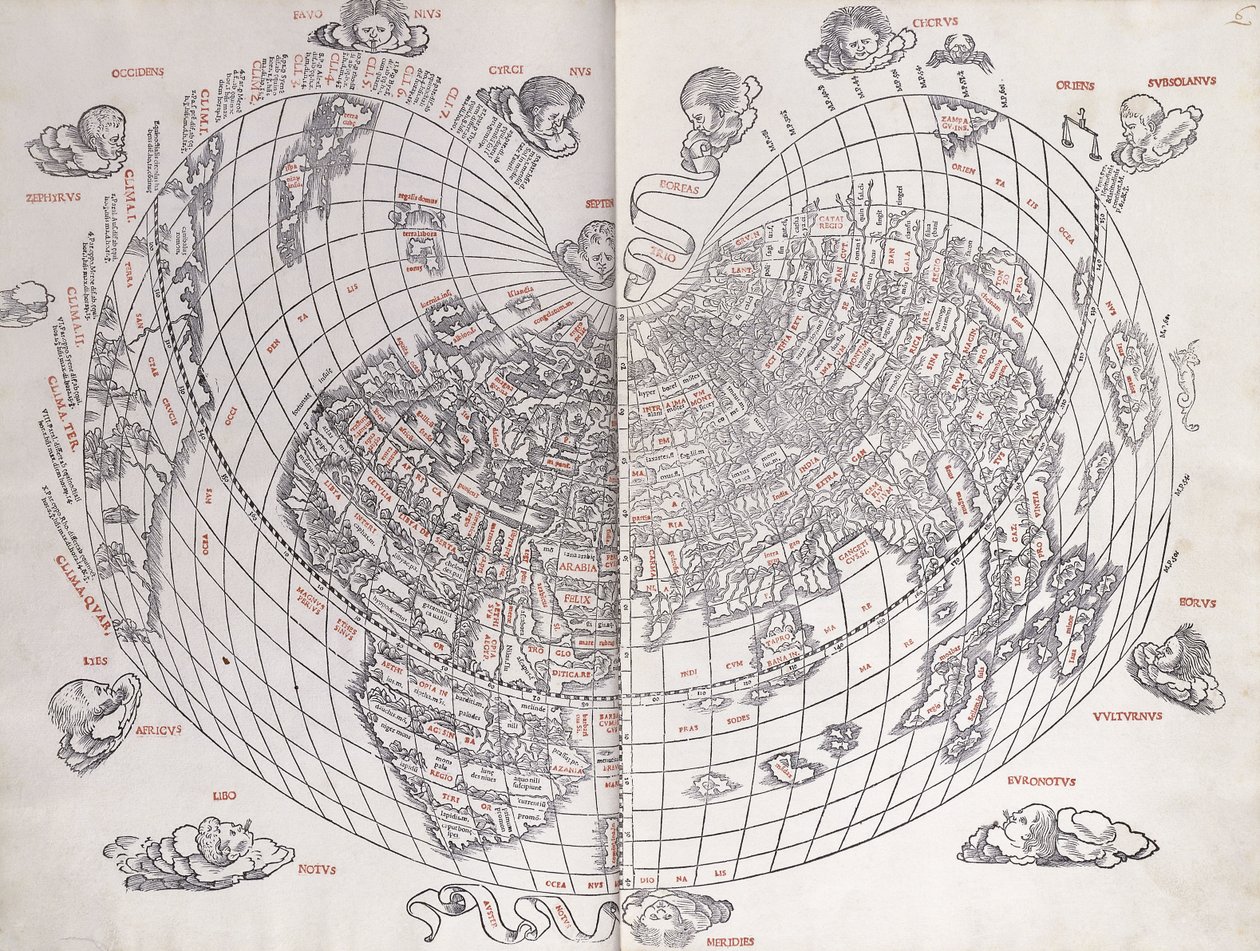 1511年世界地图 作者 意大利学校