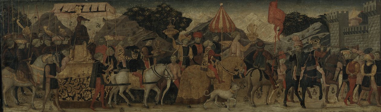 《胜利》，c.1450（面板蛋彩画） 作者 意大利学校