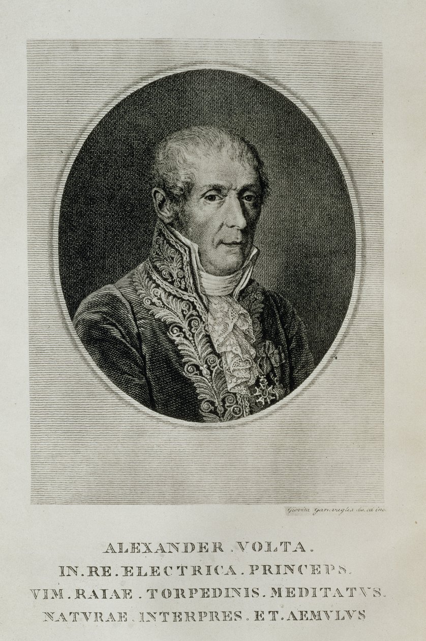 Alessandro Giuseppe Antonio Anastasio Volta（1745-1827），来自米兰的LOpera Alessandro Volta，1927年 作者 意大利学校