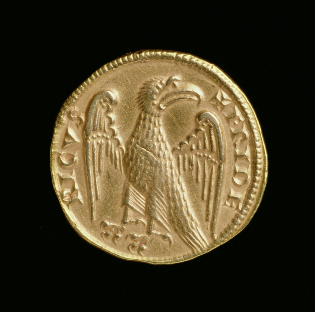 弗雷德里克二世的奥古斯塔利斯（1198-1250），西西里岛和意大利南部，墨西拿铸币厂，1231-50（反向）（金）（正面看168052） 作者 意大利学校