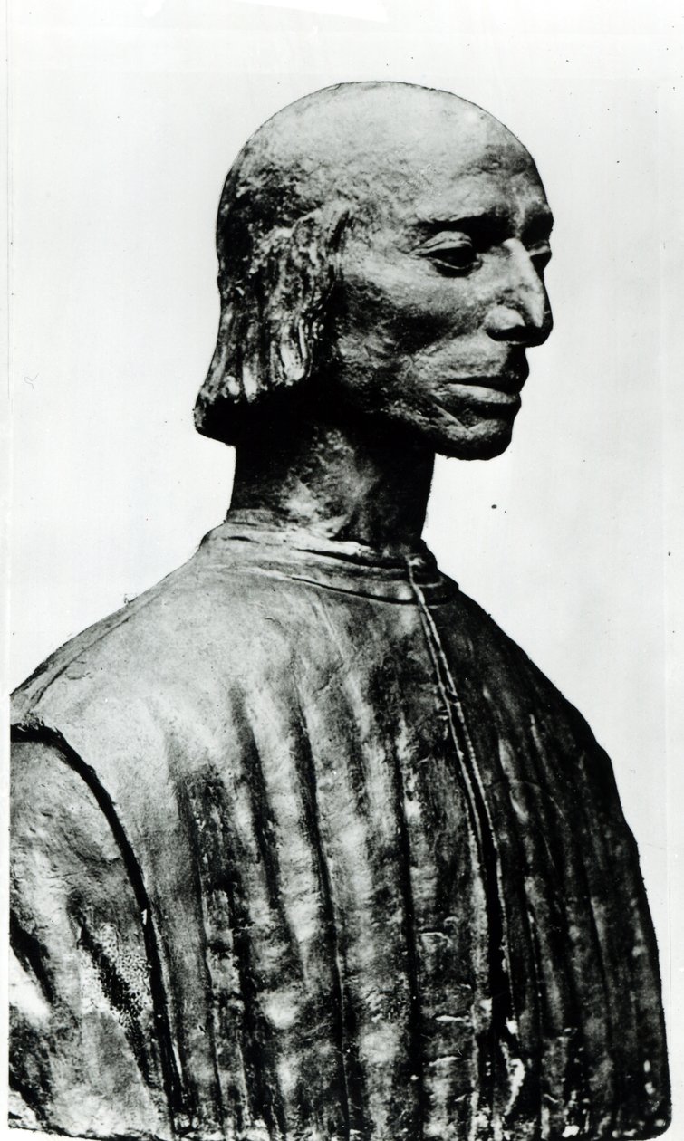 Niccolo Machiavelli的半身像（1469-1527） 作者 意大利学校