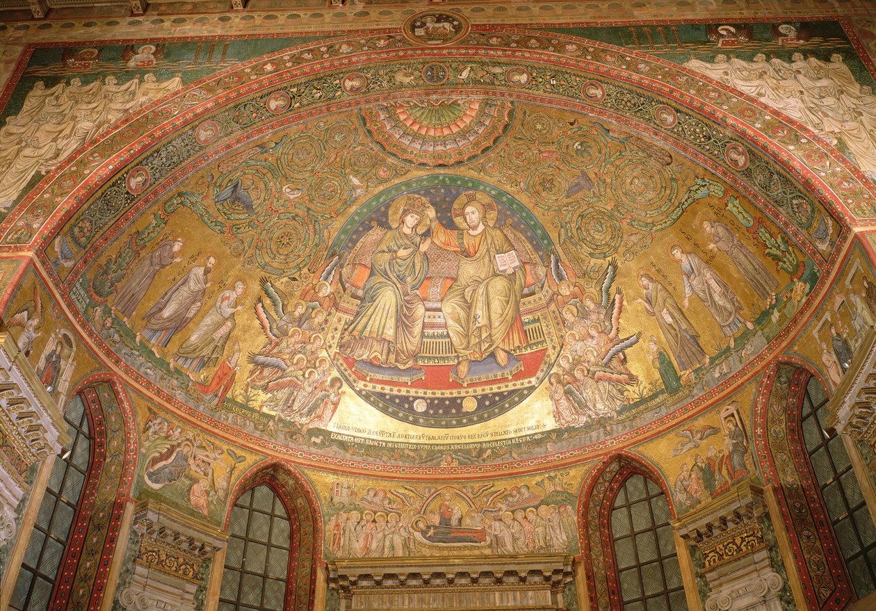 Christ Enthroned（马赛克） 作者 意大利学校