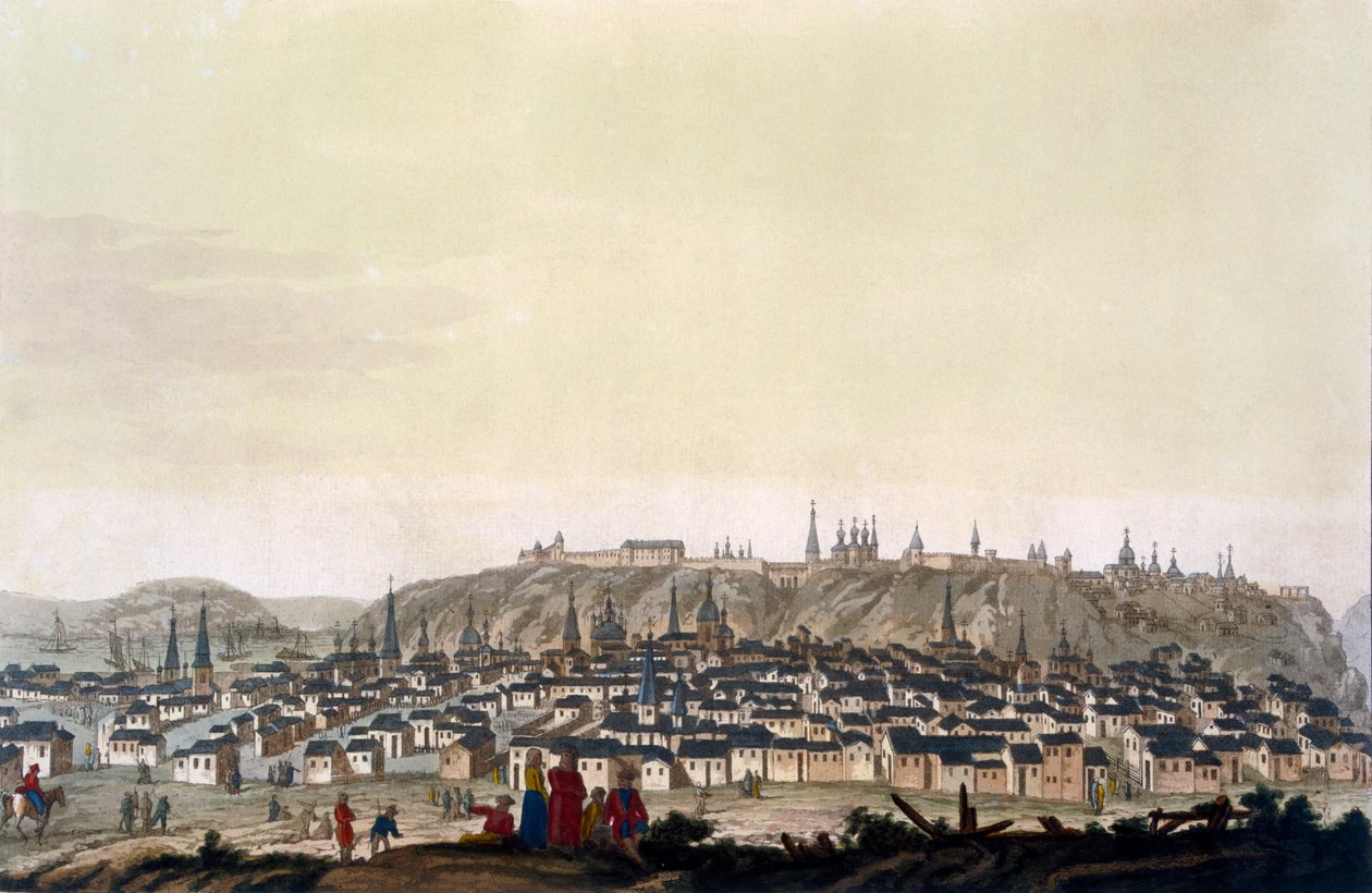 托博尔斯克市，俄罗斯，1820年代至30年代 作者 意大利学校