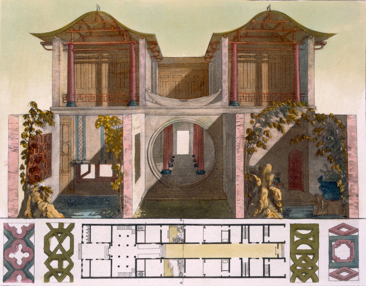 北京故宫观众厅，1820年代至30年代 作者 意大利学校