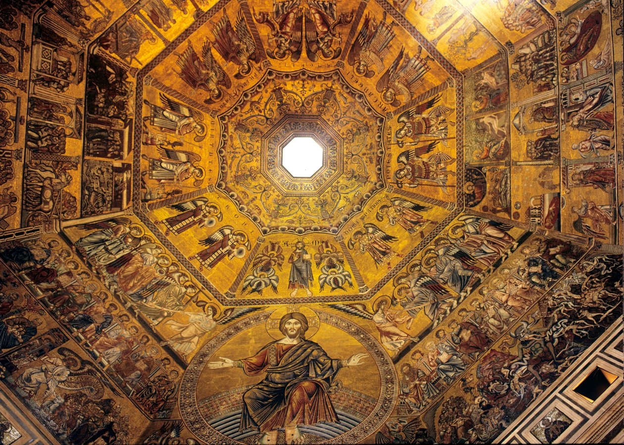 Cupola of the Baptistery of San Giovanni (mosaic) 作者 意大利学校