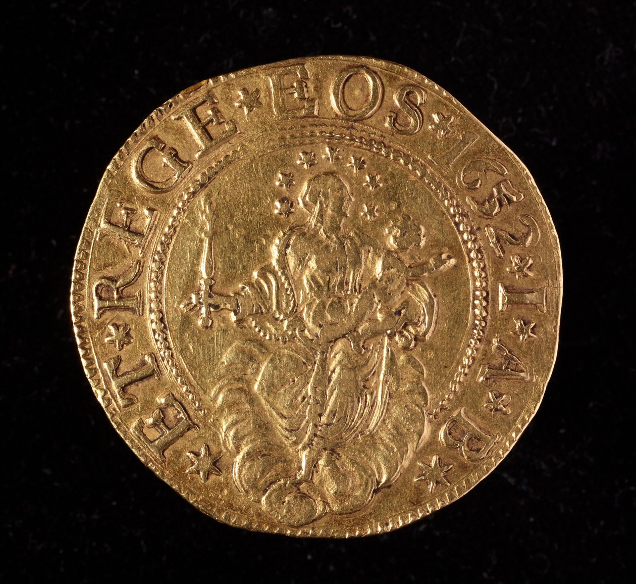 基因共和国的货币：五金多比硬币。迪安41毫米1652.返回。基因博物馆 作者 意大利学校