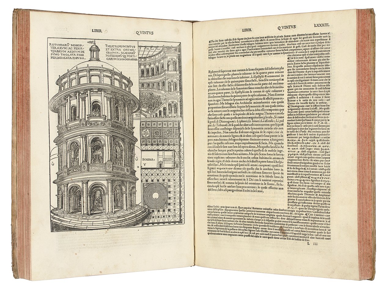 “关于建筑的十本书&39;bu Marcus Pollio Vitruvius 作者 意大利学校