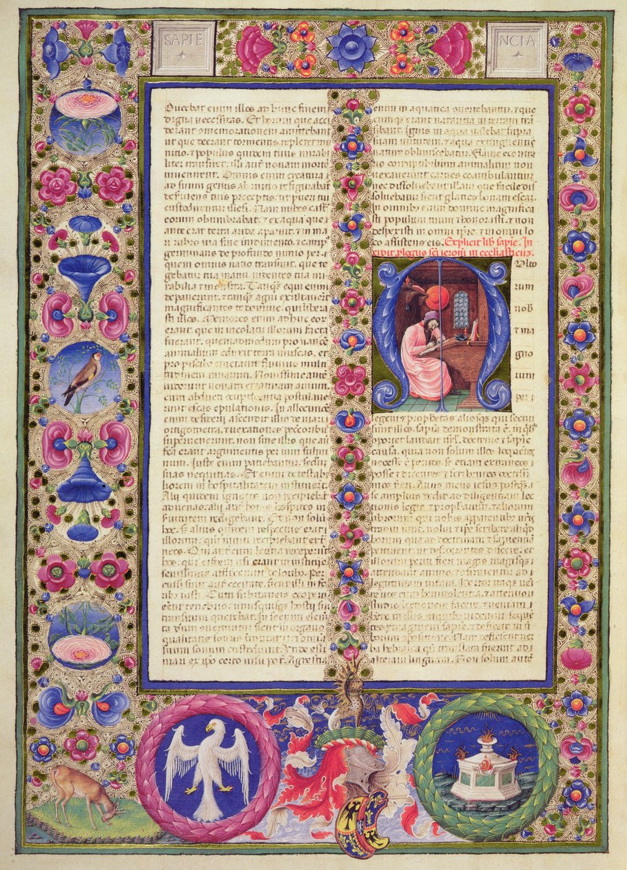 Fol.292v 《传道书》序言的开头，来自 Borso d