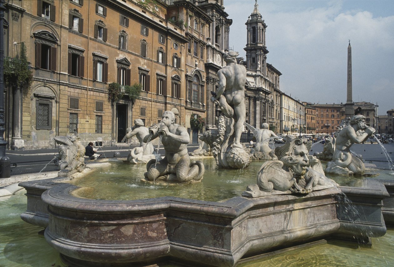 Fontana del Moro，1653 作者 意大利学校