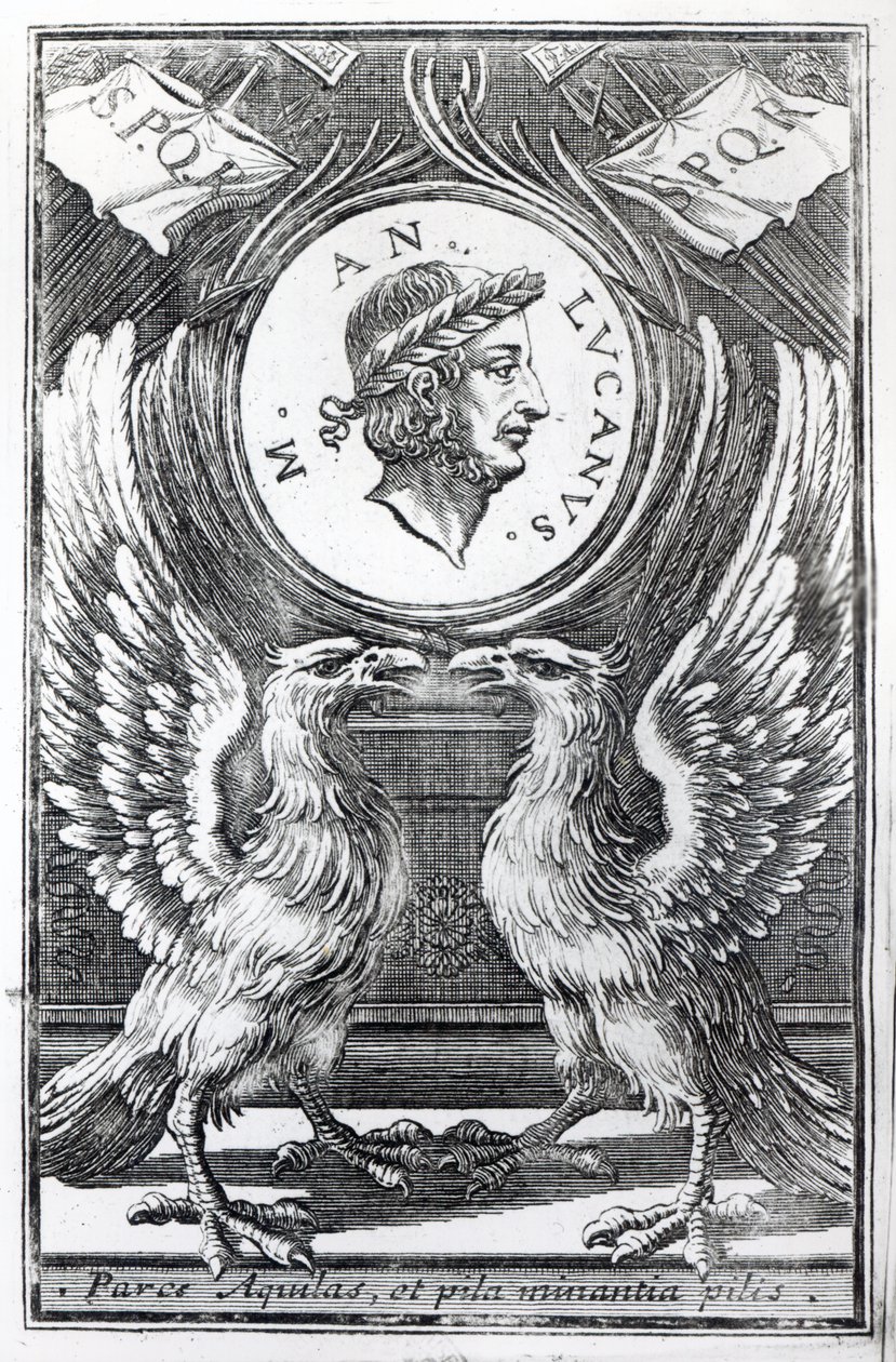 由Lucus Pharsalia主持的Marcus Annaeus Lucanus，于1663年出版 作者 意大利学校