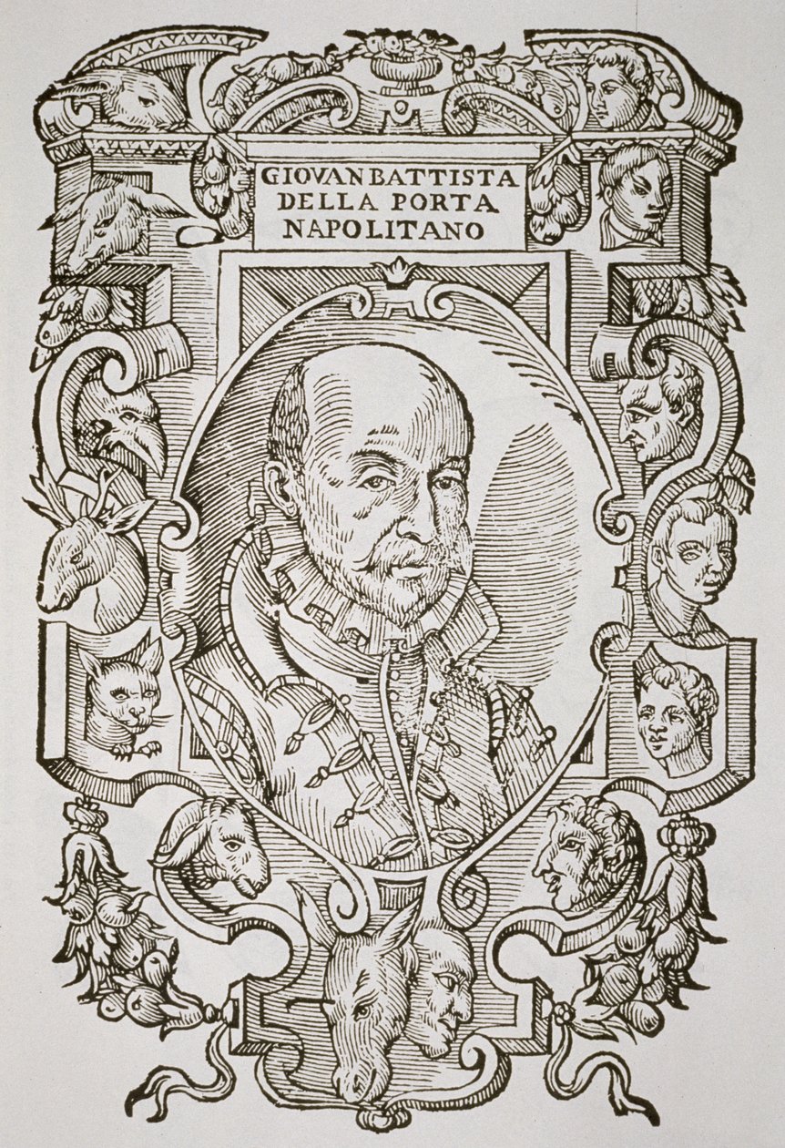 Giovanni Battista della Porta（1535-1615）出自他的着作，Delle Celeste Physiognomy，Padua 1616，在19世纪后期出版的“魔法史”中有所说明 作者 意大利学校