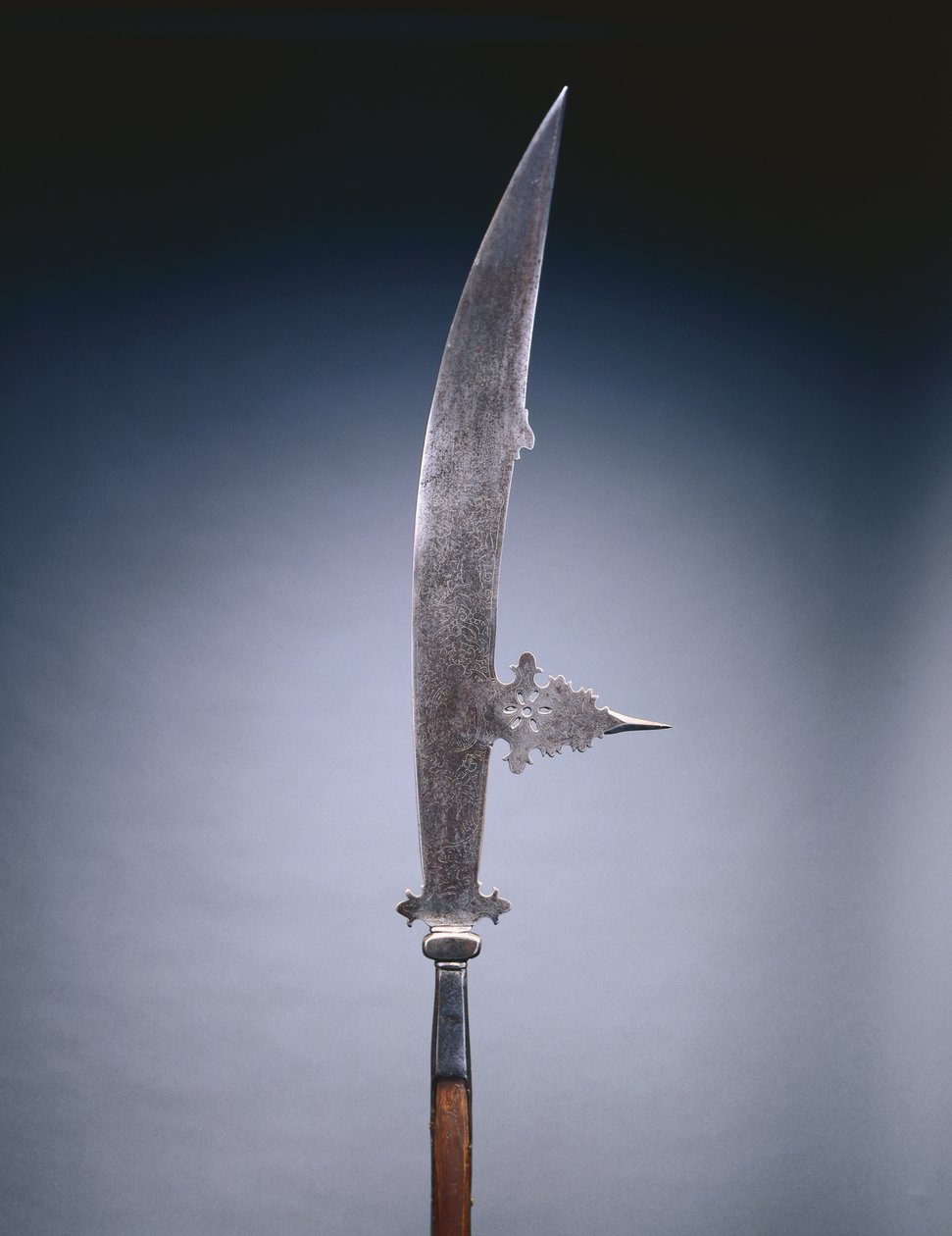 威尼斯格莱夫（Glaive），约1600-20年（钢材和木材） 作者 意大利学校