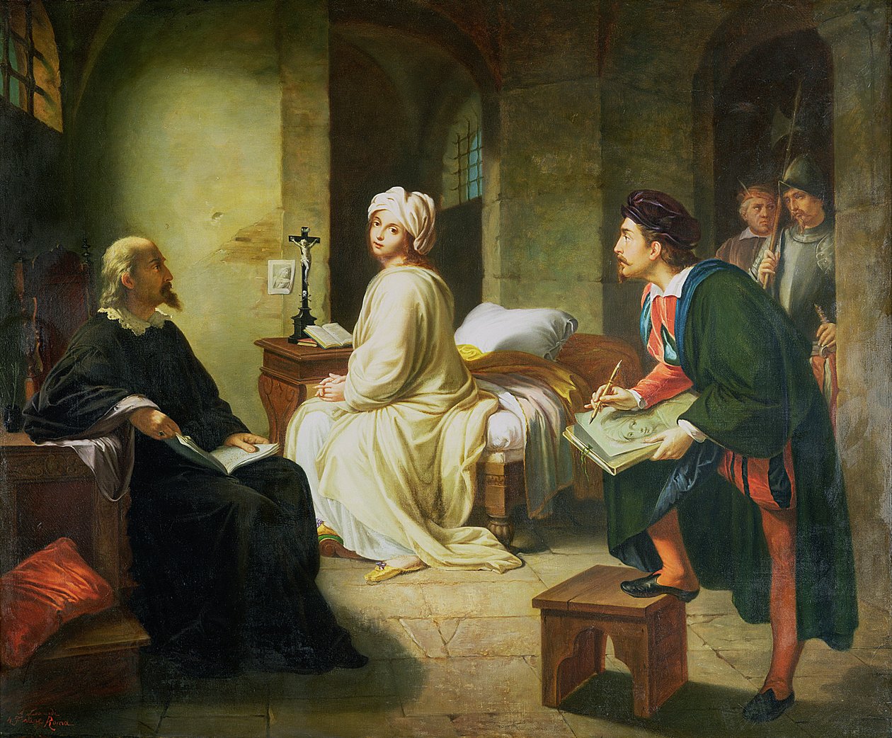 Guido Reni素描Beatrice Cenci 作者 意大利学校