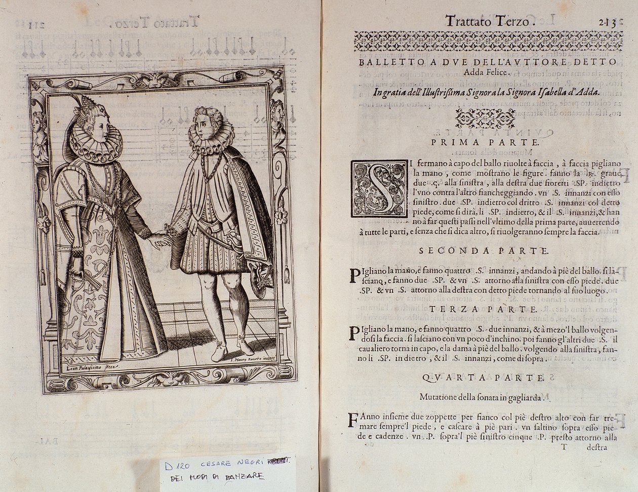 如何为两人跳芭蕾舞剧Le Gratie dAmore（Le Grazie dAmore）由意大利舞蹈家Cesare Negri打电话给Il Trombone（1536-1604），舞蹈条约 作者 意大利学校