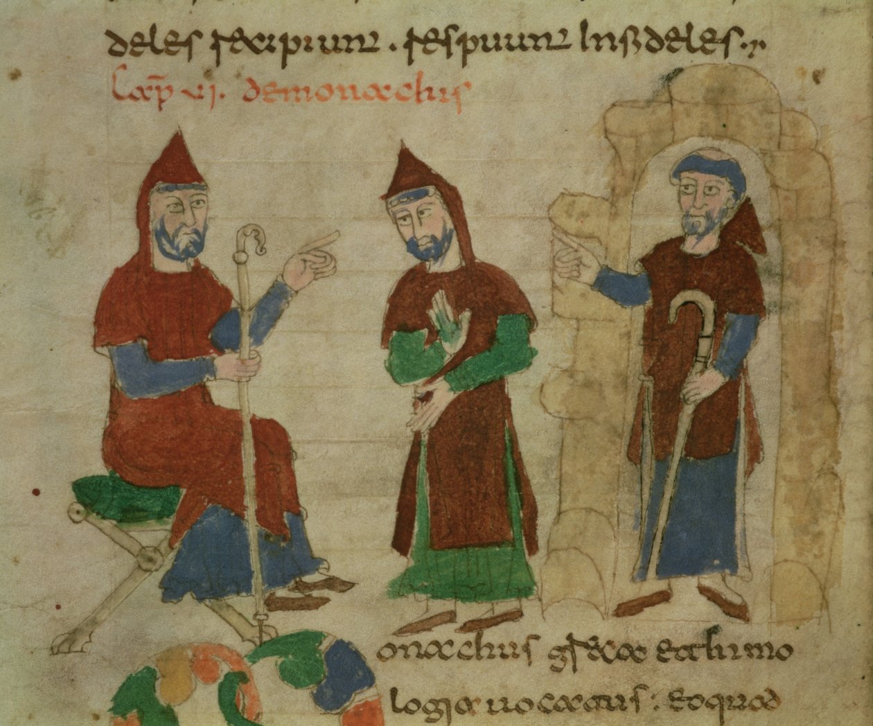 来自De Universo的本尼迪克特僧侣Rabanus Maurus（c.780-856）1023的投资 作者 意大利学校