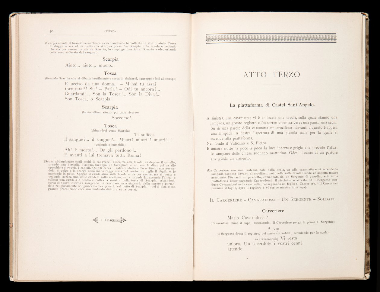 托斯卡的剧本，贾科莫·普契尼（Giacomo Puccini），意大利里科尔迪版 作者 意大利学校