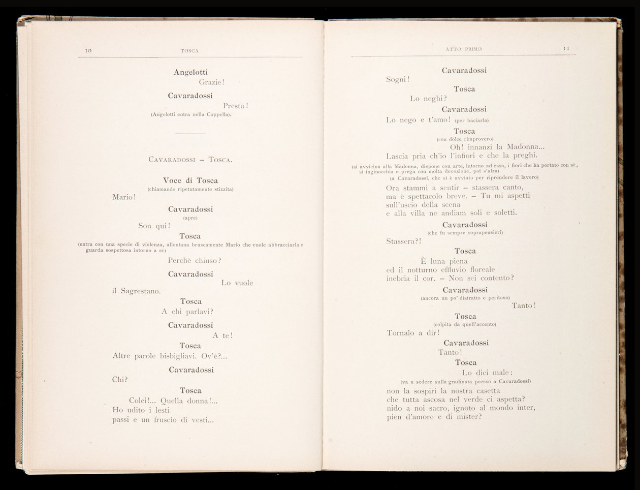 托斯卡的剧本，贾科莫·普契尼 (Giacomo Puccini)，意大利里科尔迪版 作者 意大利学校