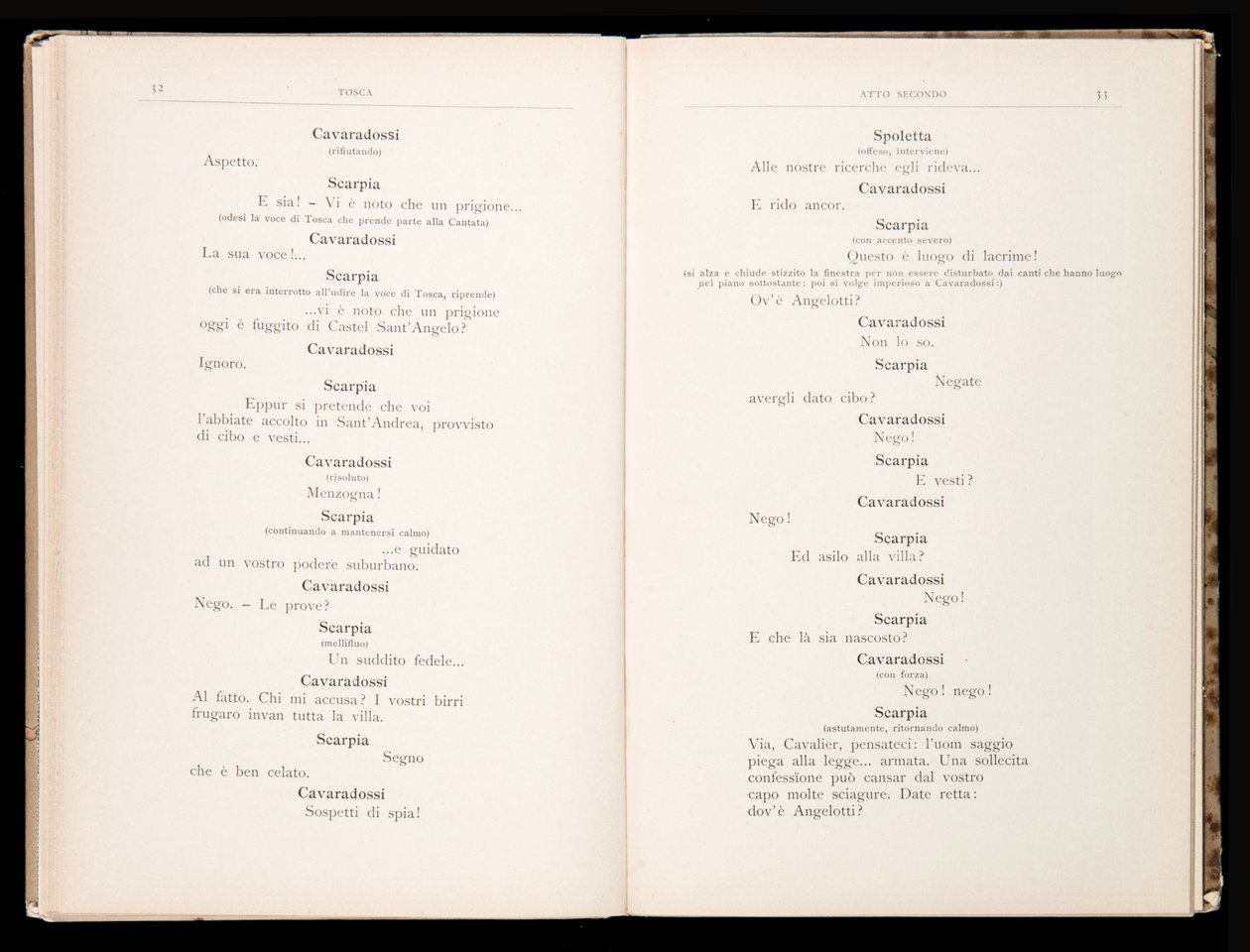 托斯卡的剧本，贾科莫·普契尼（Giacomo Puccini），意大利里科尔迪版 作者 意大利学校