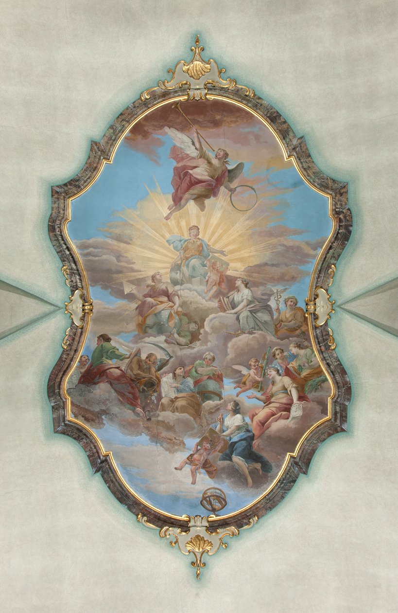 米兰，圣弗朗西斯科-达-保拉教堂，壁画厅 Palazzo 作者 意大利学校