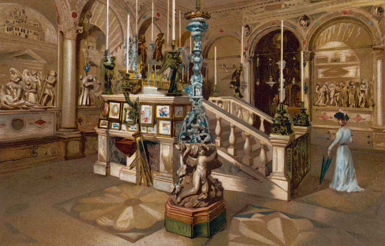 帕多瓦 / Padua：Altare del Santo (chromolitho) 作者 意大利学校