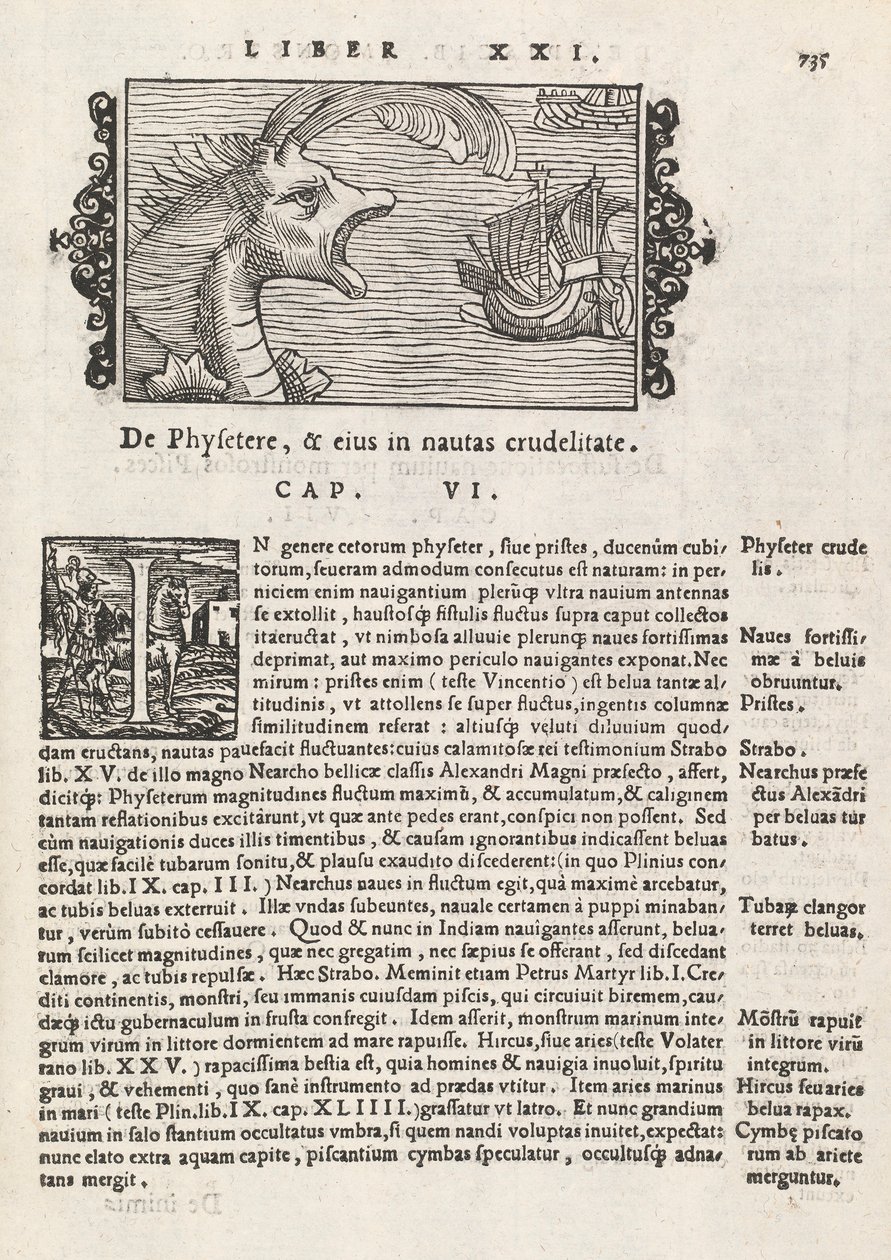 历史在由Magnus Olaus，罗马1565（打印和雕刻），735页，从北gentive 作者 意大利学校