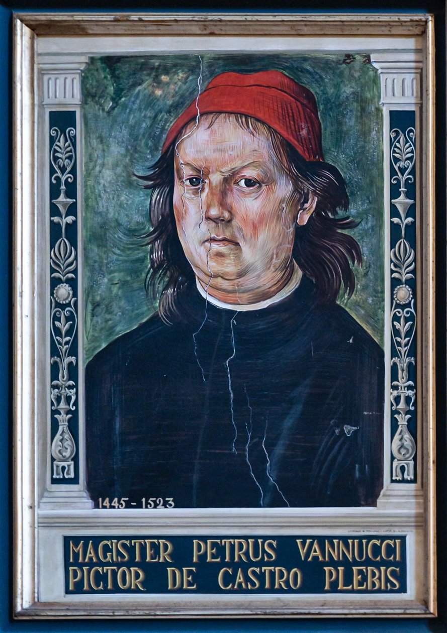 描绘彼得罗·迪·克里斯托福罗·万努奇（Pietro di Cristoforo Vannucci）（又名佩鲁吉诺）的绘画 作者 意大利学校