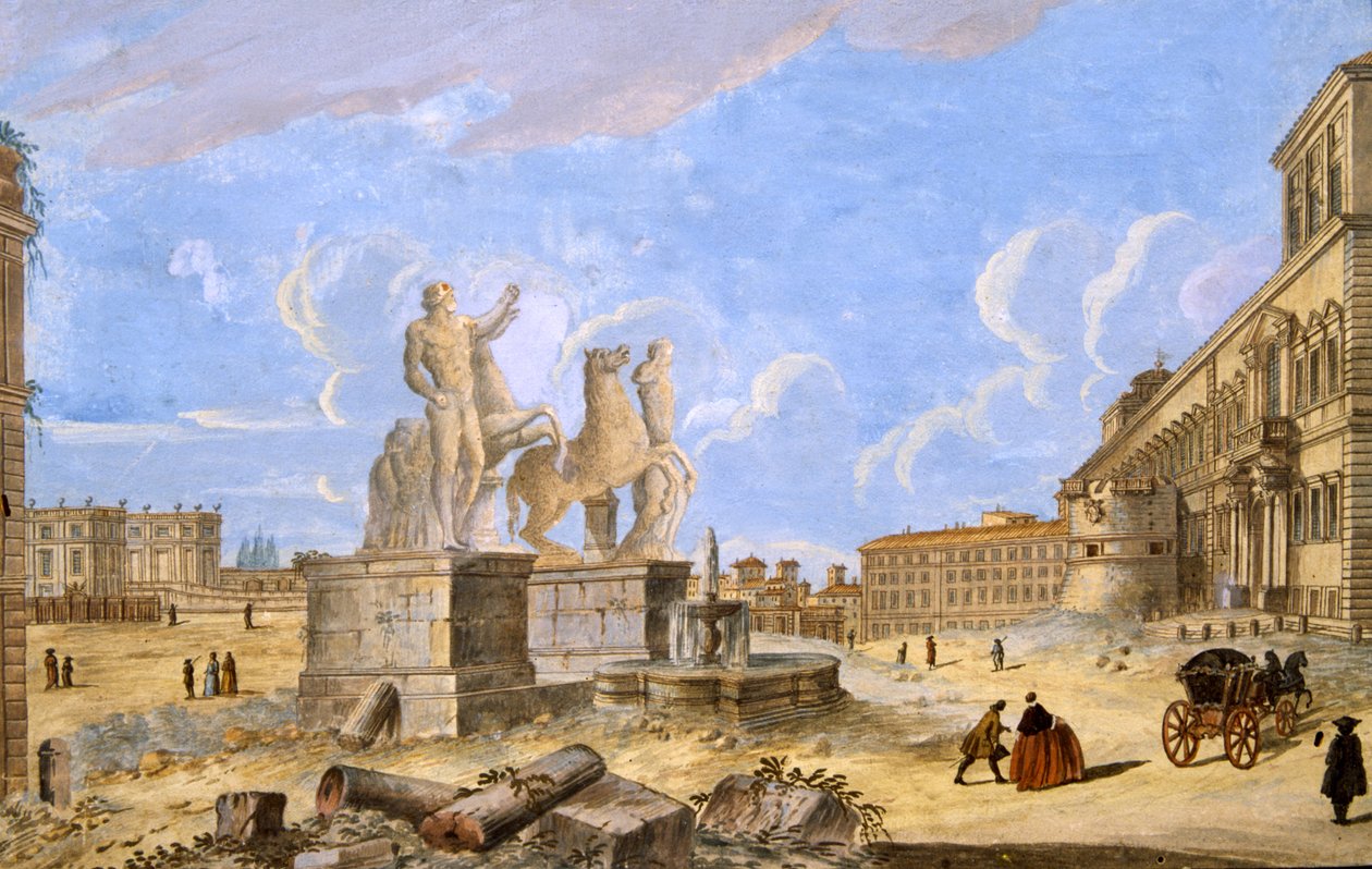 Piazza Monte Cavallo广场 作者 意大利学校