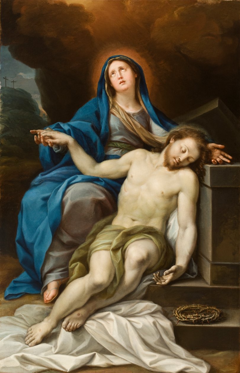 Pieta，1750 作者 意大利学校