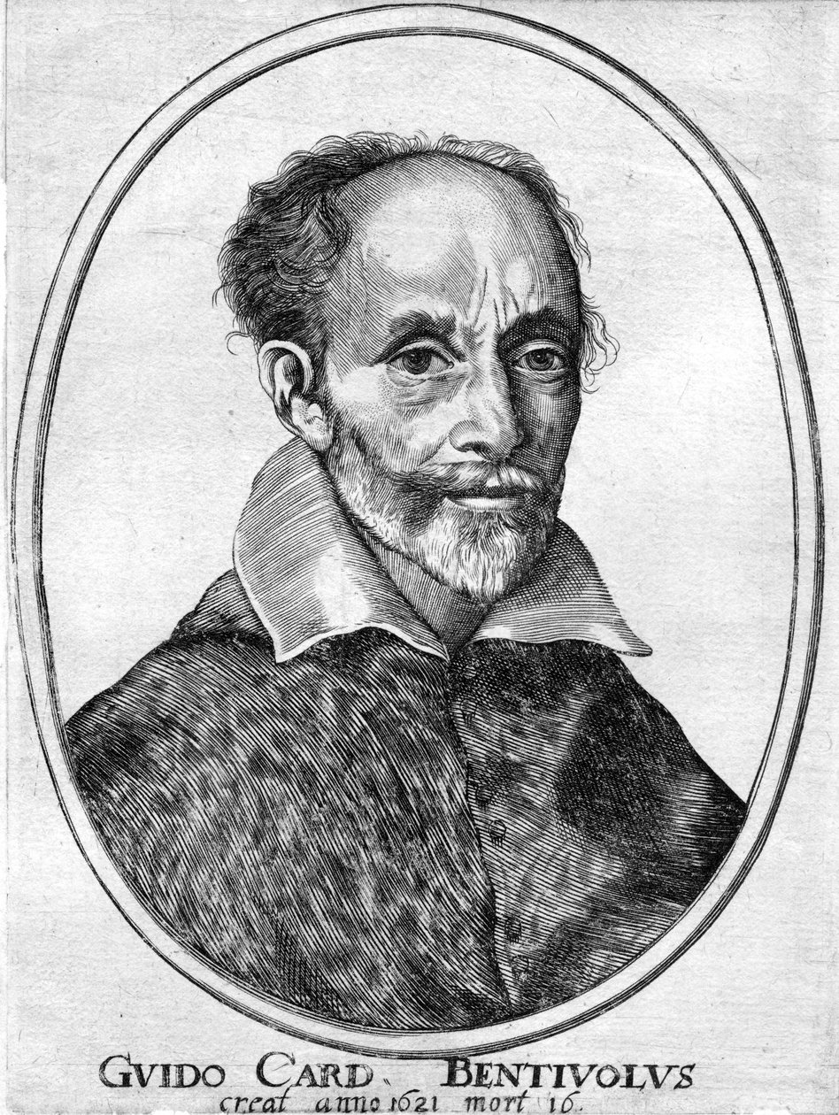 红衣主教Guido Bentivoglio的肖像 作者 意大利学校