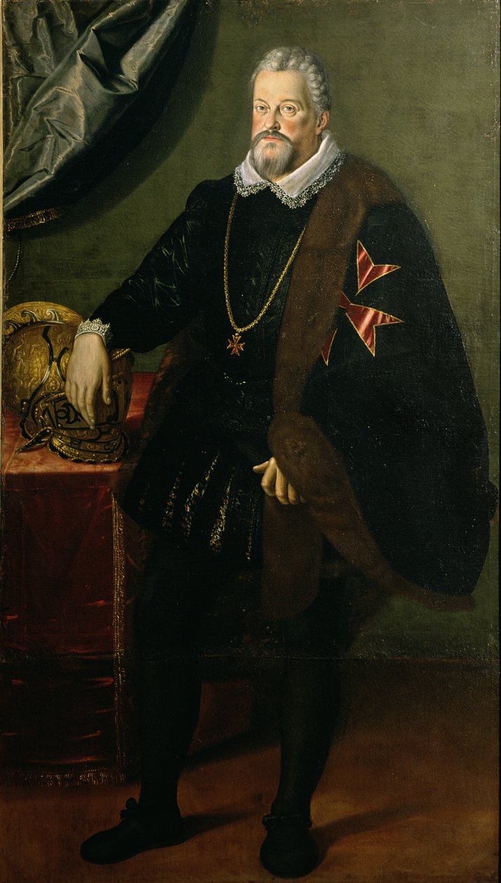 Medici的Ferdinand I（1549-1609）的肖像 作者 意大利学校
