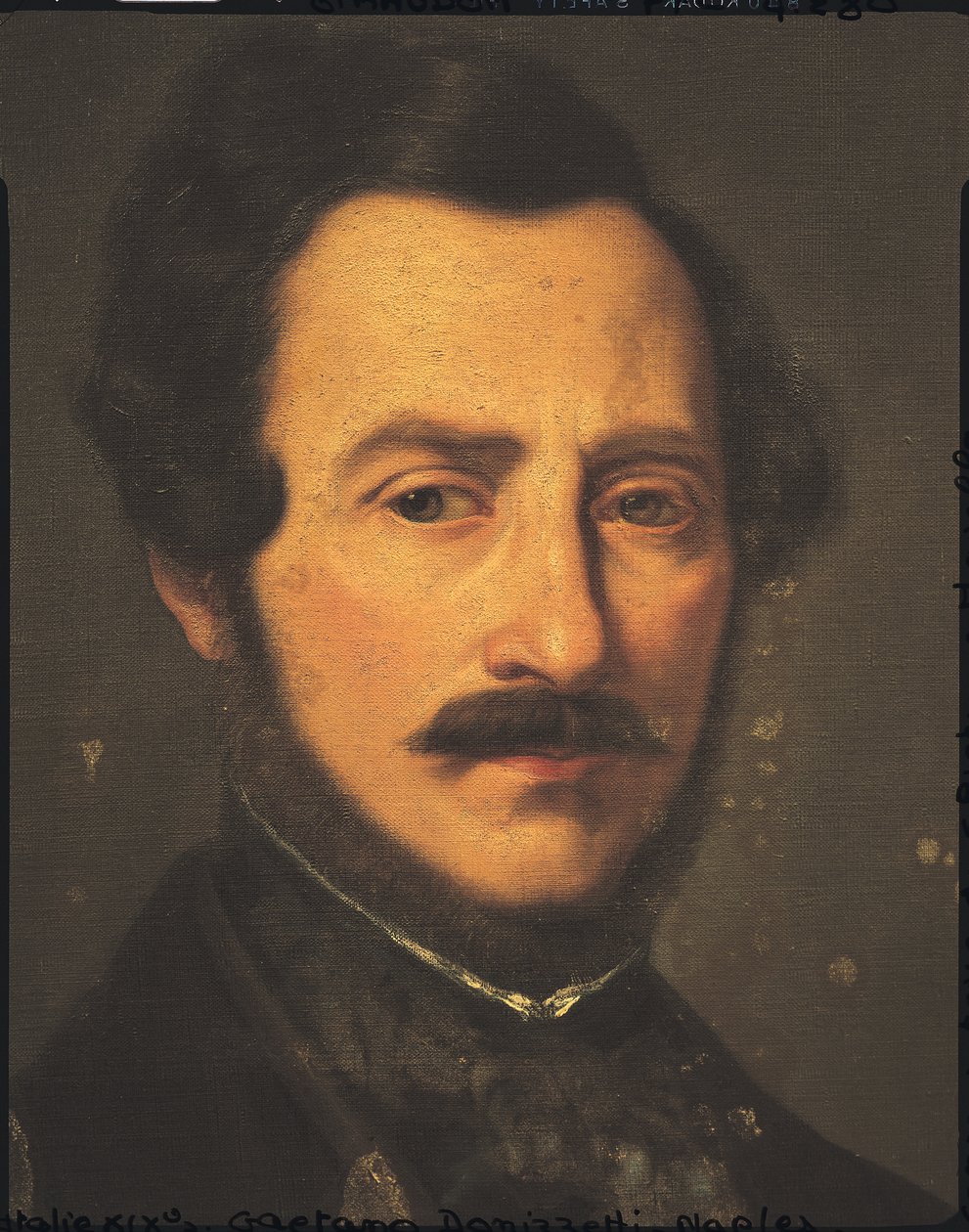 Gaetano Donizetti的肖像（1797-1848） 作者 意大利学校