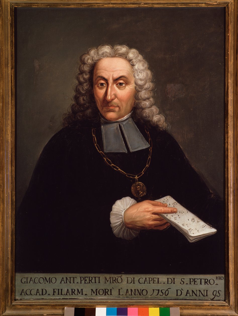 Giacomo Perti（1661-1756）意大利作曲家画象 作者 意大利学校