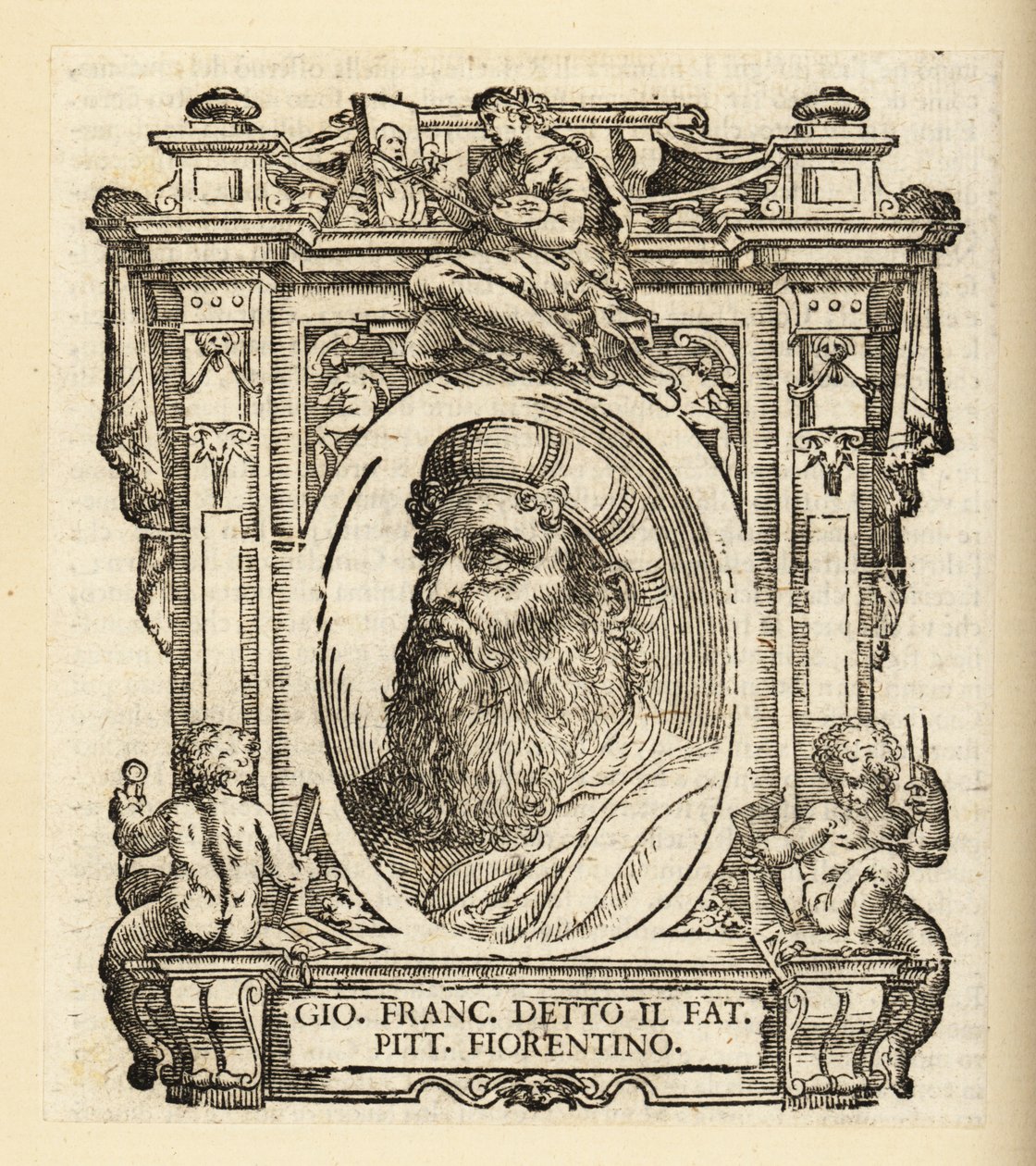 Gianfrancesco Penni 或 Giovan Francesco 的肖像，il Fattore，意大利画家，大约 1488-1528 年 作者 意大利学校