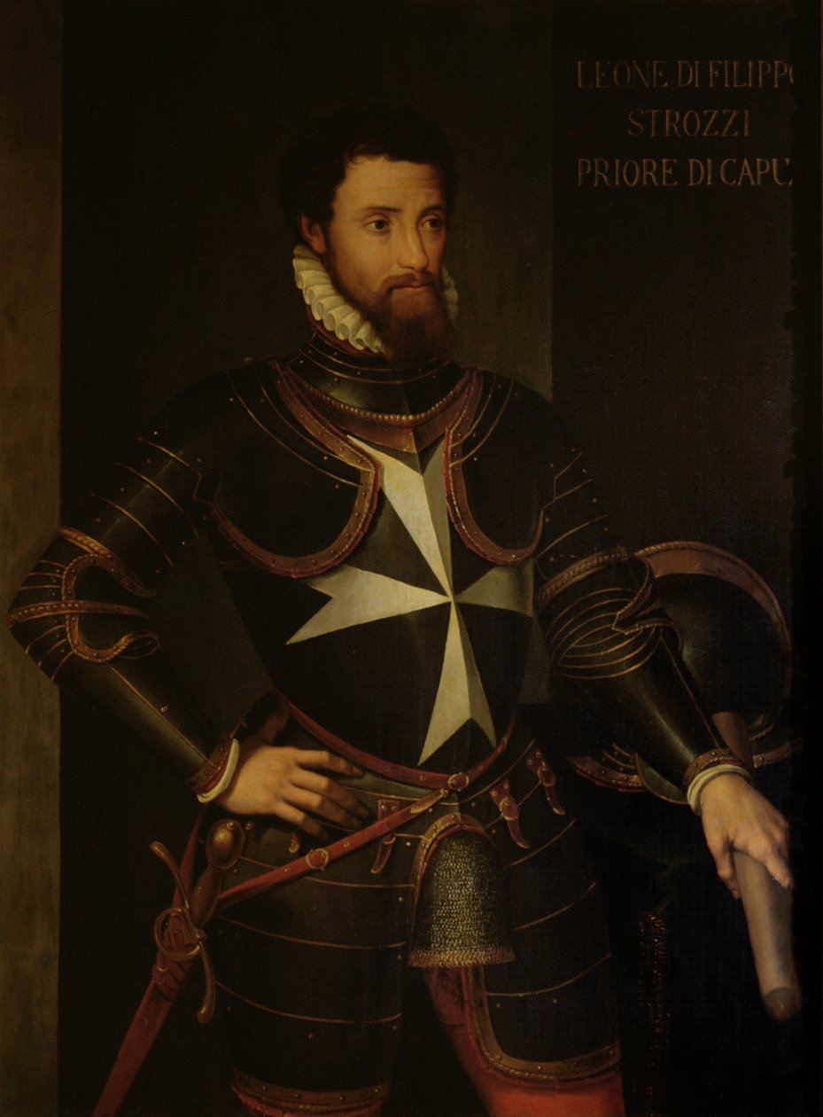 Piero Strozzi的肖像（1510-58） 作者 意大利学校